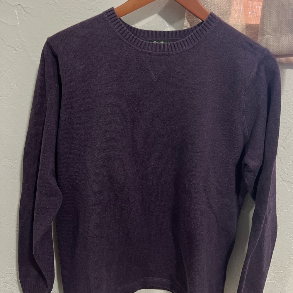 Purple Cotton Sweater